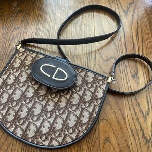 Dior Oblique mini flat bag